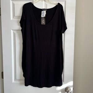 French Atmosphere Classic Black Short Sleeve Top